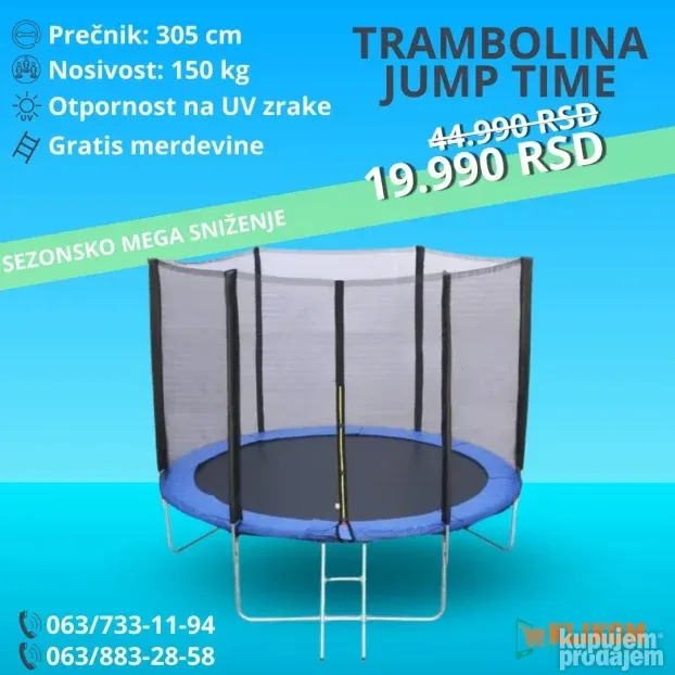 Tramboline sa merdevinama 183, 305 i 366cm TOP KVALITET