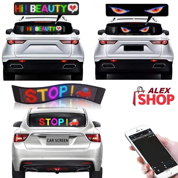 Ultra tanka fleksibilna bluetooth LED traka ekran