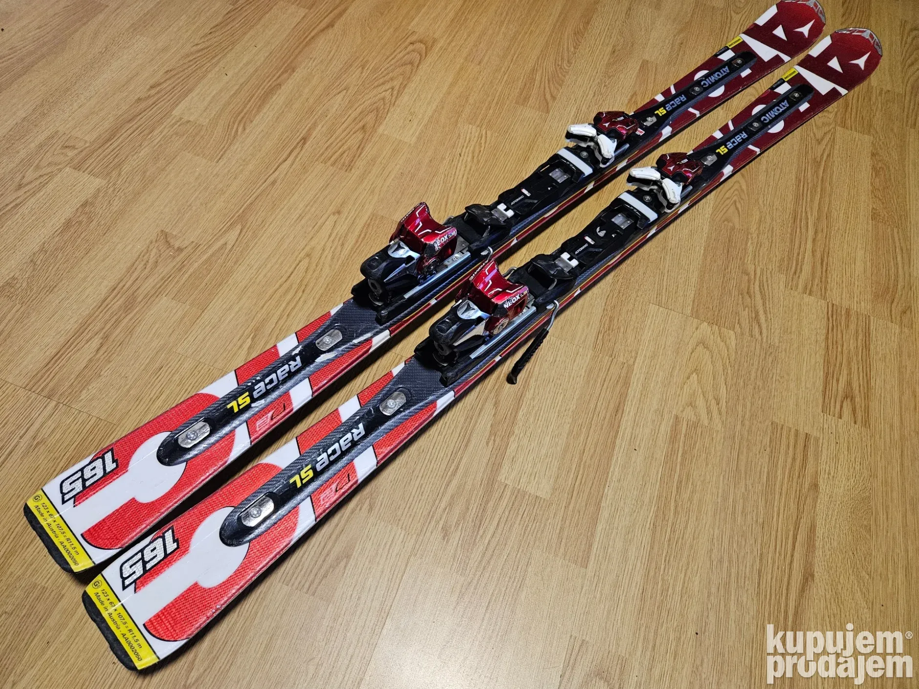 Slalom skije Atomic Race SL D2 Power 165 165cm r11.5m