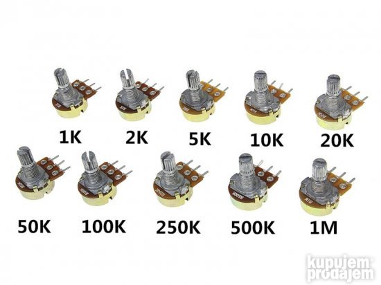 Linearni Potenciometar-B 10K