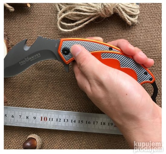 Karambit Noz Fox Knives F91 Preklopni Claw Knife - KupujemProdajem