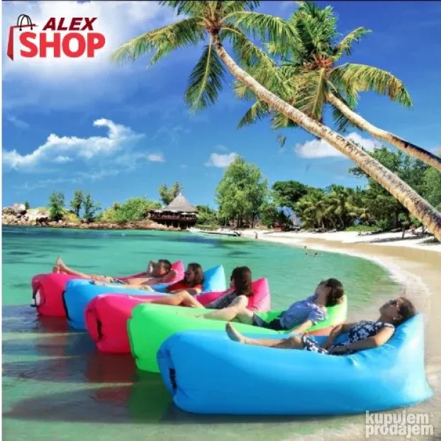 Ležaljka dušek na naduvavanje sofa Lazy Bag