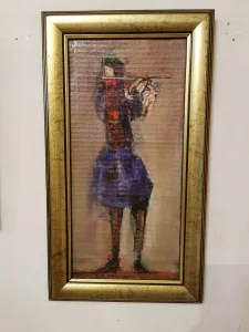 Aleksandar Jeremic Cibe, ulje, 50,5x28 cm