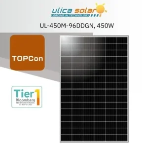 Solarni panel ULICASOLAR TOPCon (N-TYPE) UL-450M-96DDGN, 450