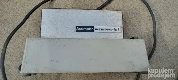 Stari retro diktafon Assmann memoscript vintage uređaj