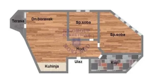 Mišeluk, 3.0 trosoban, 59 m²