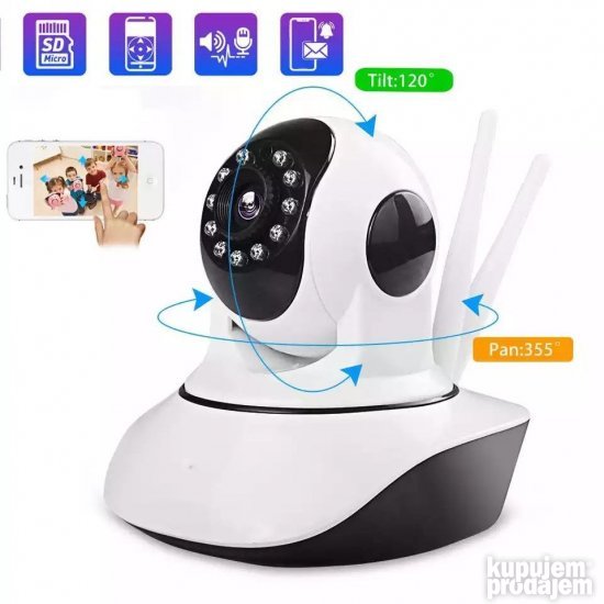 KAMERA bezicna wifi unutrasnja sa led svetlom 2mpx ip roto