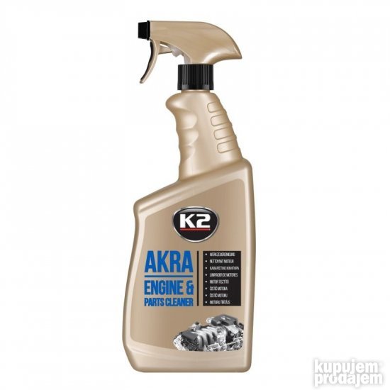 K2 AKRA odmašćivač motora sa raspršivačem 770ml