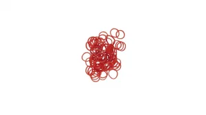 Gumice za grivu crvene i žute 500/1