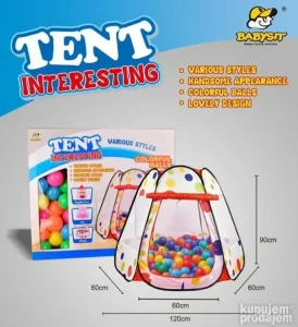 TENT šator sa 50 loptica!