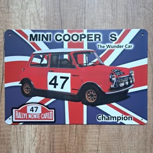 Metalna tabla Mini Cooper S