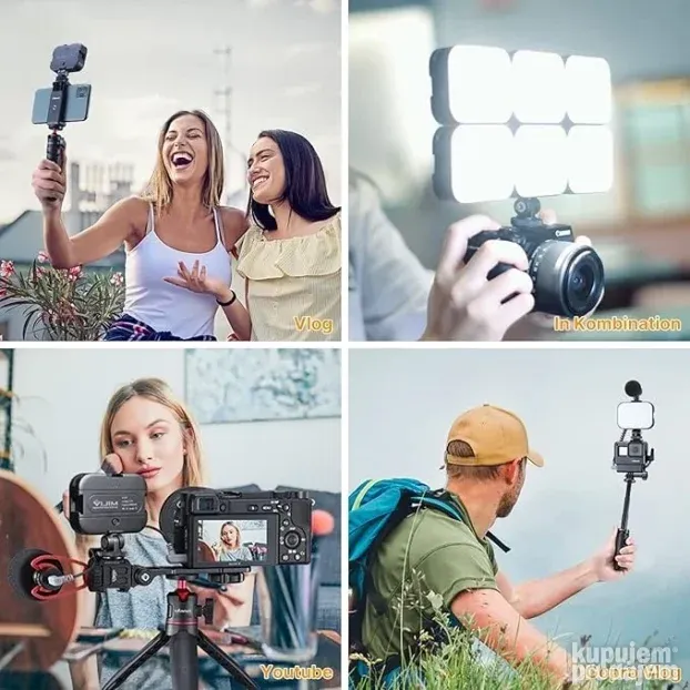 dim svetlo za kamere fotografe 3200-6500k video svetlo