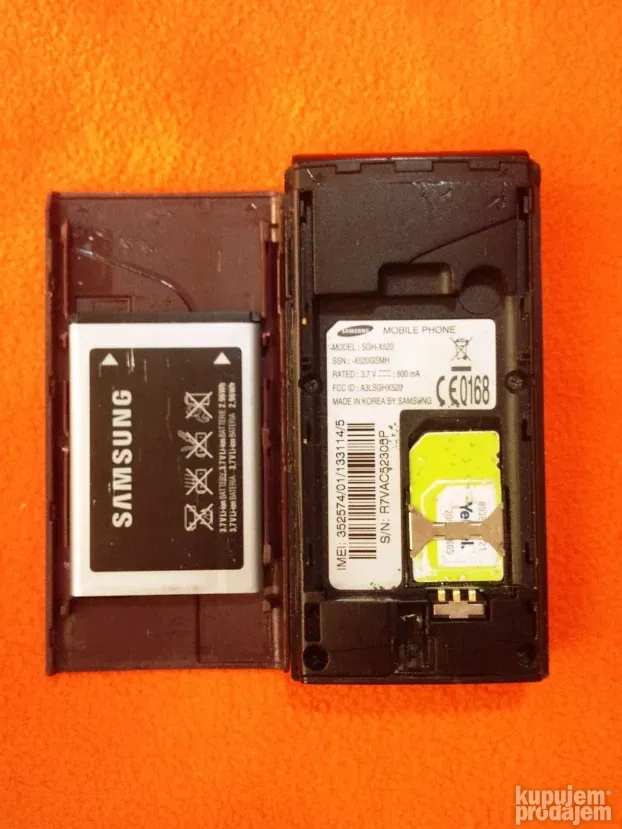 REDAK Samsung sgh x 520, sve mreze, SRPSKI.