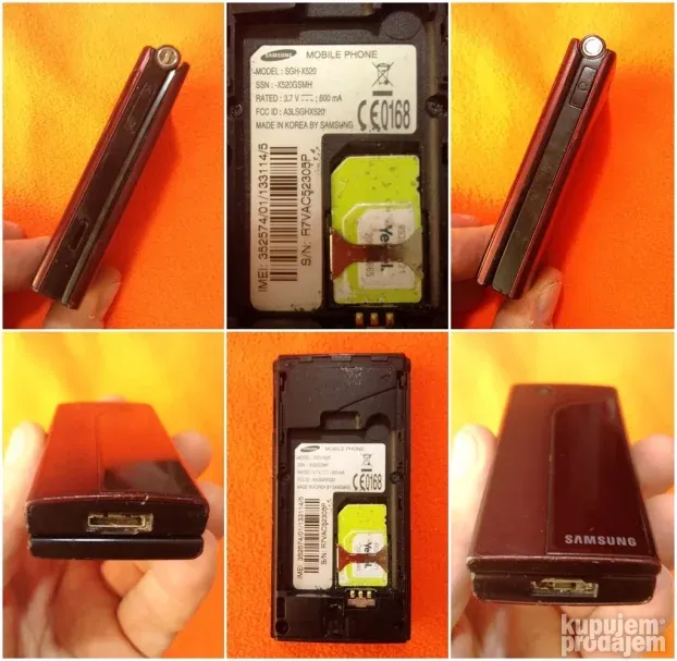 REDAK Samsung sgh x 520, sve mreze, SRPSKI.