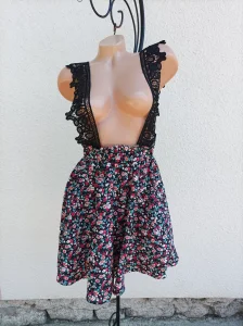 Cvetna Shein Suknja sa Tregerima S