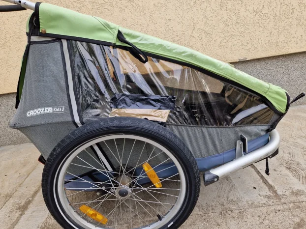 CROOZER riksa bicikl. prikolica za decu