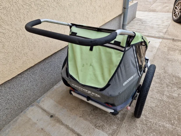 CROOZER riksa bicikl. prikolica za decu