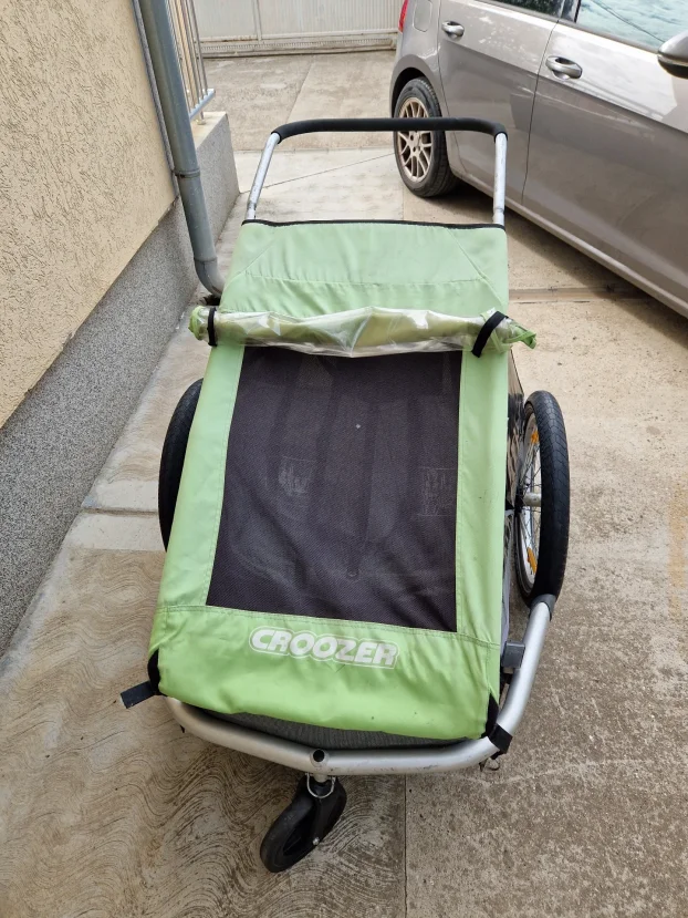 CROOZER riksa bicikl. prikolica za decu