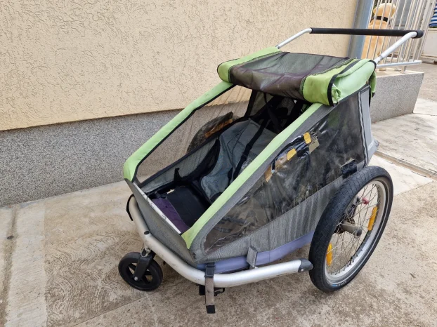 CROOZER riksa bicikl. prikolica za decu