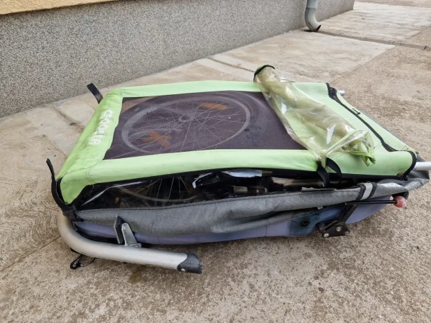 CROOZER riksa bicikl. prikolica za decu