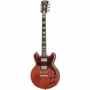 DAngelico Deluxe Brighton Matte Walnut Električna Gitara