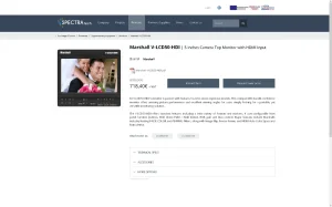 Profesionalni HDMI Camera Top Monitor MARSHALL V-LCD50-HDMI