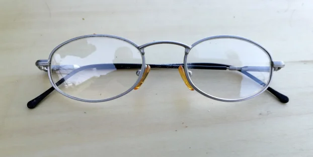 Vintage Metal Vista dioptrijski ram OVAL Made in Italy