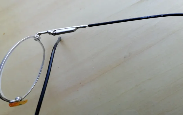 Vintage Metal Vista dioptrijski ram OVAL Made in Italy