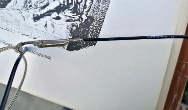 Vintage Metal Vista dioptrijski ram OVAL Made in Italy