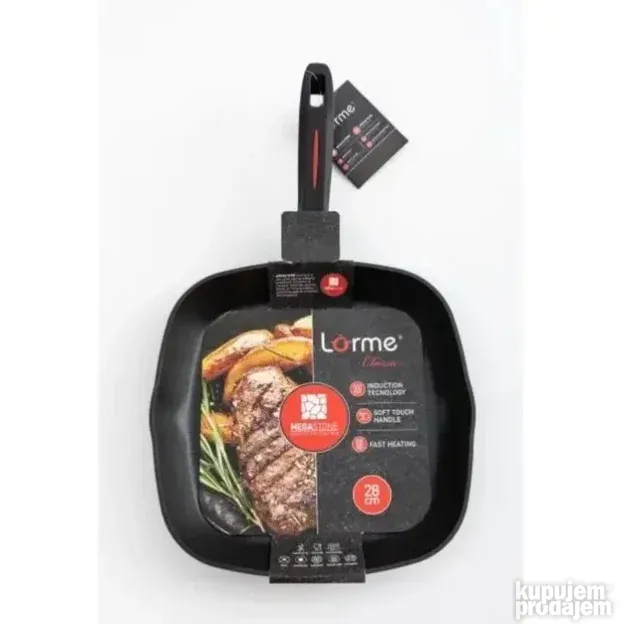 LORME 15112 CLASSIC Megastone 28CM Grill Tiganj