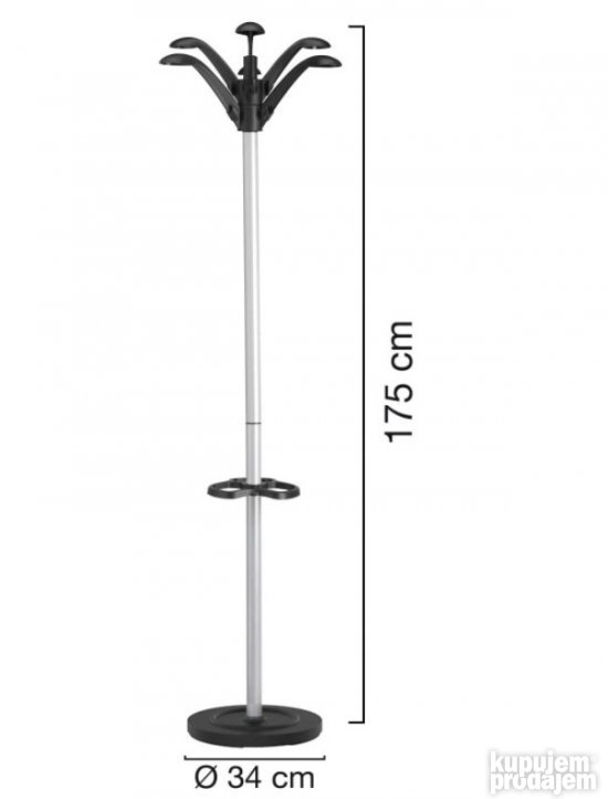 Cuiviluk sa Metalnm Postoljem 175x34cm - Unilux