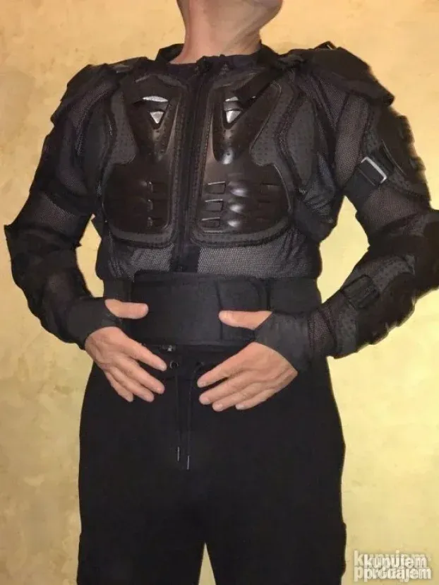 Jakna bajkerska kornjaca sa protektorima