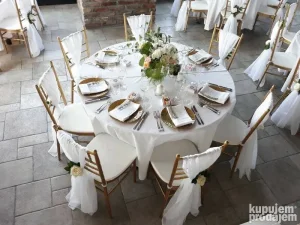 Iznajmljivanje kompletne Event opreme - Stolovi stolice