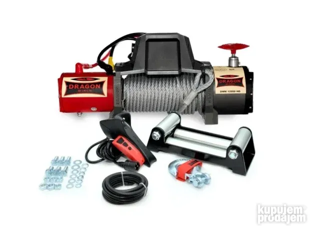 Vitla za OFF-Road vozila 30m 24v/DRAGON WINCH / 12000 lb
