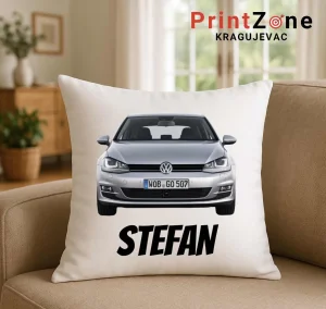 Stampa na jastucima / Slika ili tekst po zelji / Golf 7