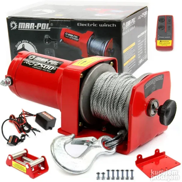 M80762 Vitlo 1133kg (2500LBS) na lageru!