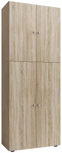 VCM Lona komoda sa 4 vrata i 5 odeljka, 70x184x40 cm, b.bukv