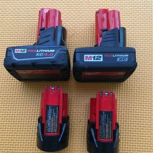 12V Milwaukee Baterija M12B2 REPARACIJA M12B3 M12B6 Red