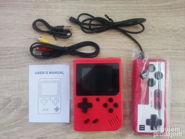 Retro mini konzola - 500 igrica - za 2 igrača