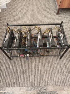 Mining rig 6x Sapphire Nitro Rx580 8gb