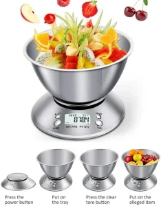 Kuhinjska vaga digitalna do 5KG INOX