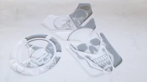 Komplet stikera lobanje