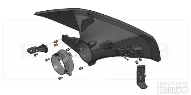 Usisnik vazduha (umesto fara) za BMW E81 / E82 / E87 / E88