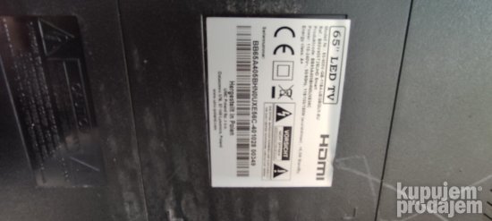tv blaunpukt 65/405-gb za delove