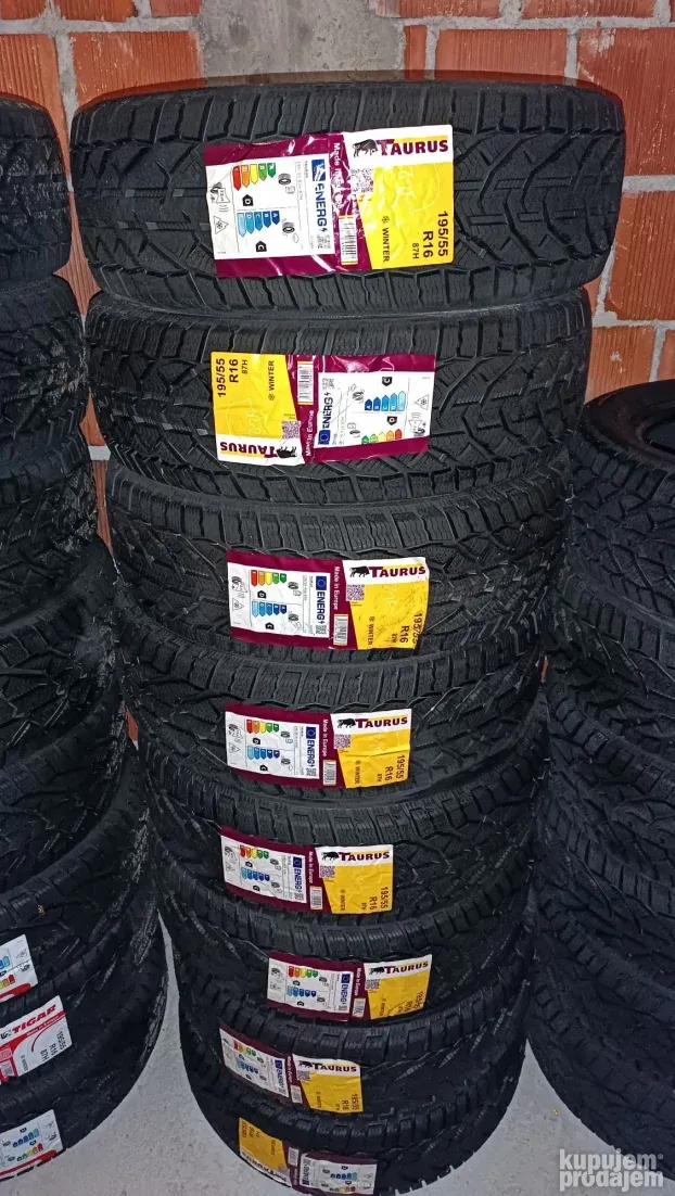 Tigar taurus NOVO ZIMSKE M+S 195/55 16 DOT4221 195/55 R16 - KupujemProdajem