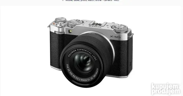 FUJI X-M5 + XC15-45mm F3.5-5.6 OIS PIZ objective kit silver