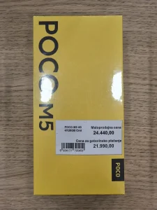 Poco M5 4G 4/128GB crni telefon