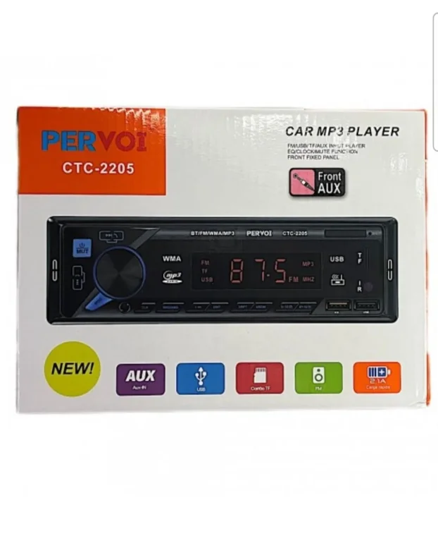 Podofo-autorradio Estéreo Para Coche 1 Din,Pantalla Táctil Capacitiva