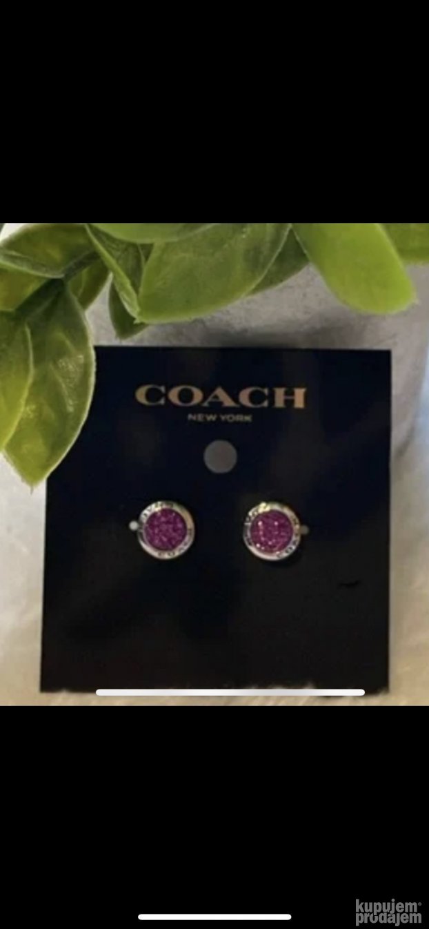 Srebrne mindjuse COACH