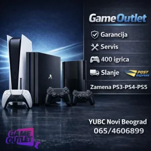 Playstation 5, 4, 3 FC 26 GTA5 Online! 400 igrica Ps+
